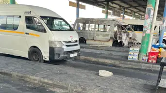 Operations continue at Nyanga rank despite fire damaging nine minibus taxis Operations continue at Nyanga rank despite fire damaging nine minibus taxis