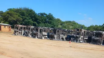 Barberton depot fire: 10 buses destroyed, police launch inquiry Barberton depot fire: 10 buses destroyed, police launch inquiry