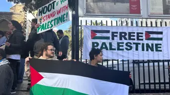 Activists gather outside St George’s Cathedral to honour journalists killed in Gaza Activists gather outside St George’s Cathedral to honour journalists killed in Gaza