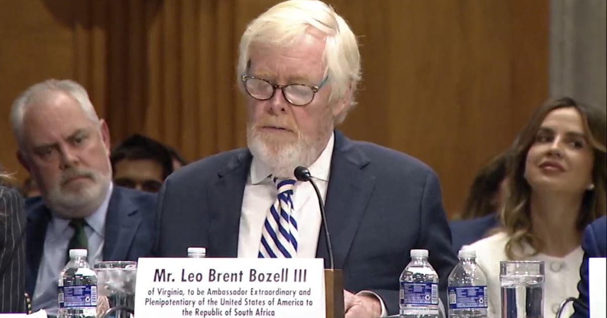 US Senate confirms Leo Bozell as ambassador to South Africa amid strained relations