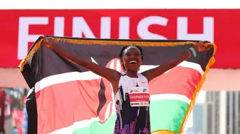 Women's marathon world record holder Chepngetich suspended for doping suspicions Women's marathon world record holder Chepngetich suspended for doping suspicions