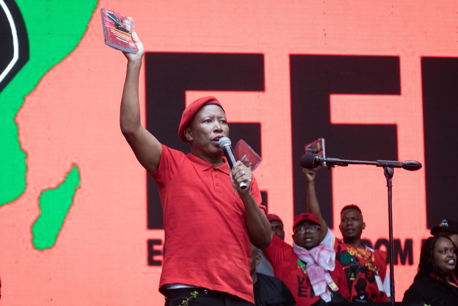 EFF candidate list requirements include 40 youth, 50 women, at least