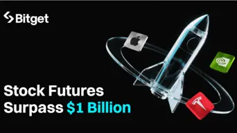 Bitget’s Stock Futures volume exceeds $1 billion Bitget’s Stock Futures volume exceeds $1 billion