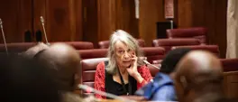 MPs clash with De Haas over her refusal to name her sources MPs clash with De Haas over her refusal to name her sources