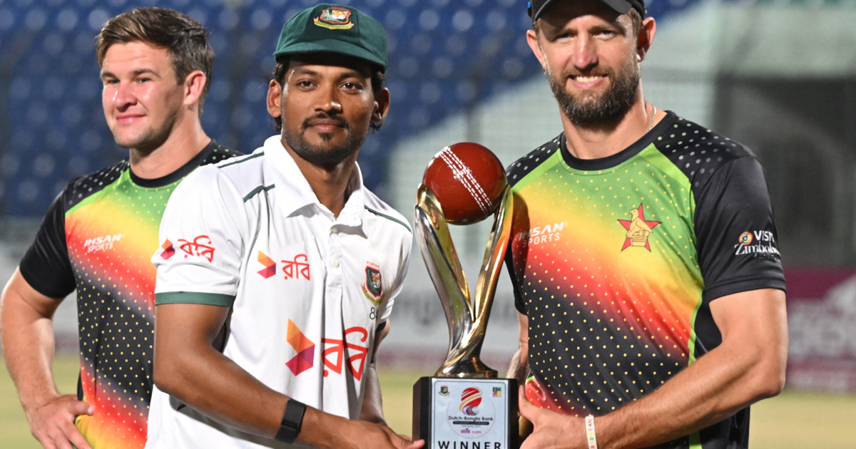 Bangladesch schlägt Simbabwe im zweiten Test mit einem Innings Vorsprung