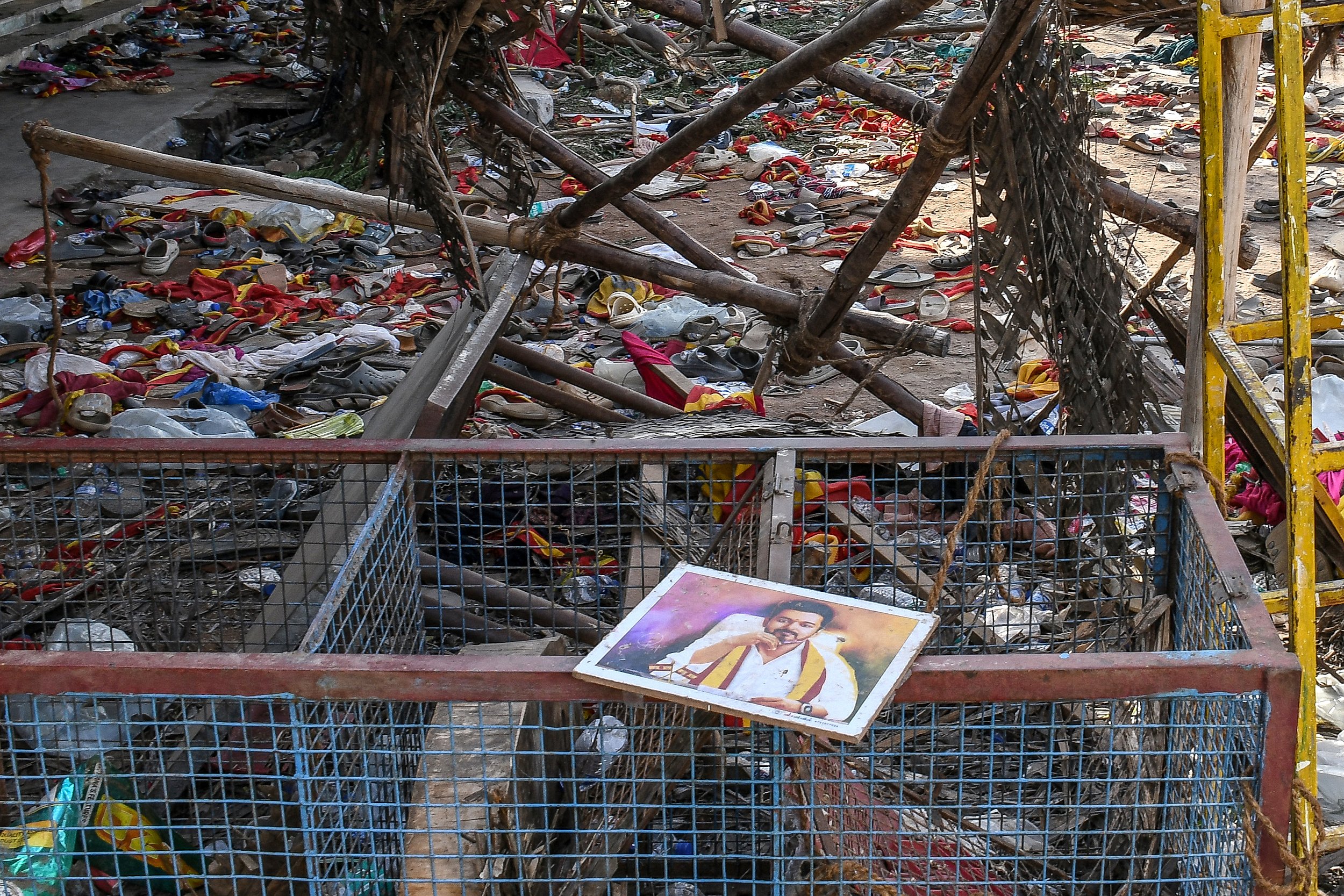 Aides of Indian Actor-Politician Vijay Charged After Stampede Kills 40 at Rally