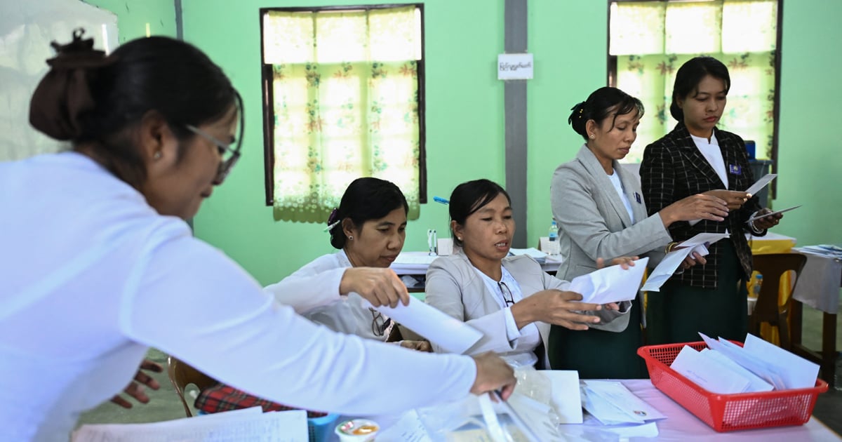 Myanmar junta says first phase voter turnout topped 50%