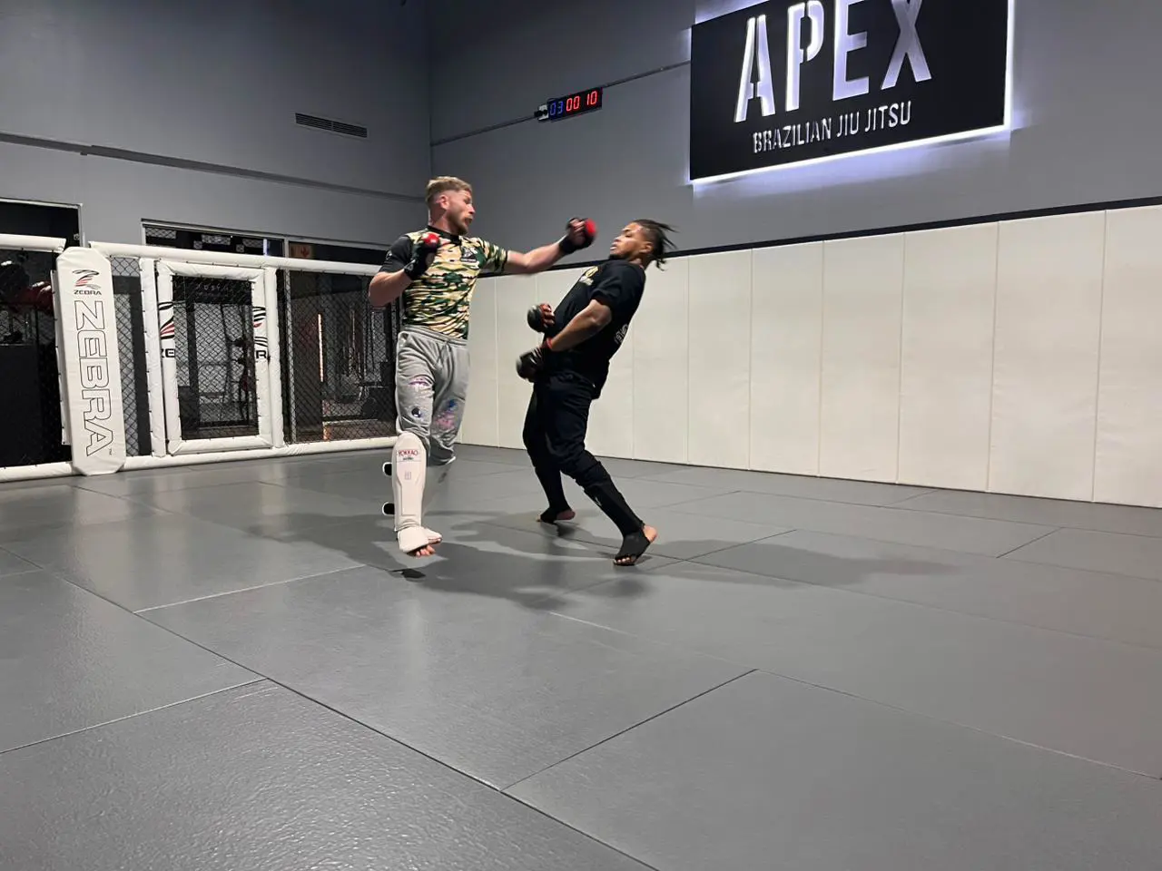 South African professional mixed martial artist Terrance "The Mountain" Born during a training session. Picture: Supplied.