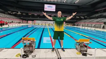 Olympic legend Terence Parkin swims for inclusion at Midmar Mile Olympic legend Terence Parkin swims for inclusion at Midmar Mile