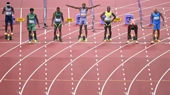 Lyles leads Thompson and Tebogo into world 100m final Lyles leads Thompson and Tebogo into world 100m final