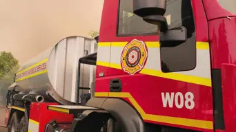 Fire crews monitoring Ocean View fire Fire crews monitoring Ocean View fire