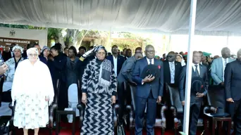 Namibia's president urges reparations at first German genocide memorial Namibia's president urges reparations at first German genocide memorial