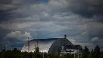 Russian strike could collapse Chernobyl shelter: plant director Russian strike could collapse Chernobyl shelter: plant director