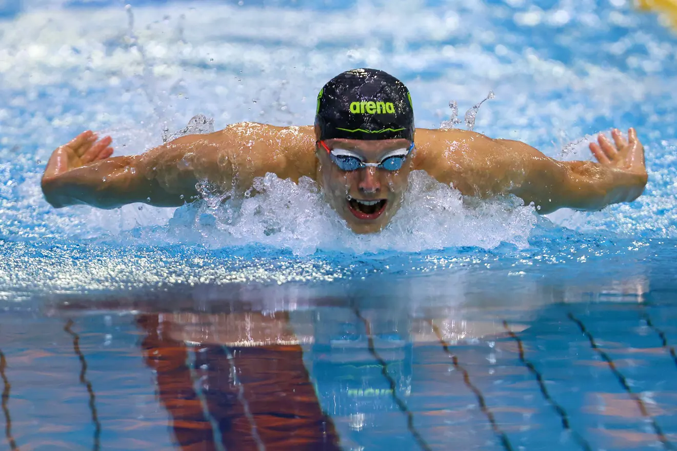 Matt Sates competing at the SA National Swimming Championships in Gqeberha on Thursday, 10 April 2025. Picture: Roger Sedres/Swimming SA. Matt Sates competing at the SA National Swimming Championships in Gqeberha on Thursday, 10 April 2025. Picture: Roger Sedres/Swimming SA.