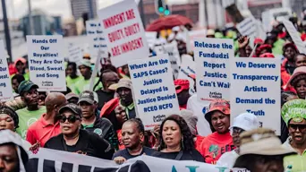 Joburg musicians protest at SAMRO over unpaid royalties Joburg musicians protest at SAMRO over unpaid royalties