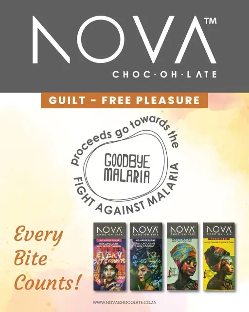 Nova Chocolate partners with Goodbye Malaria, Facebook Nova Chocolate partners with Goodbye Malaria, Facebook