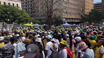 ANCYL kicks off protest march to JSE ANCYL kicks off protest march to JSE