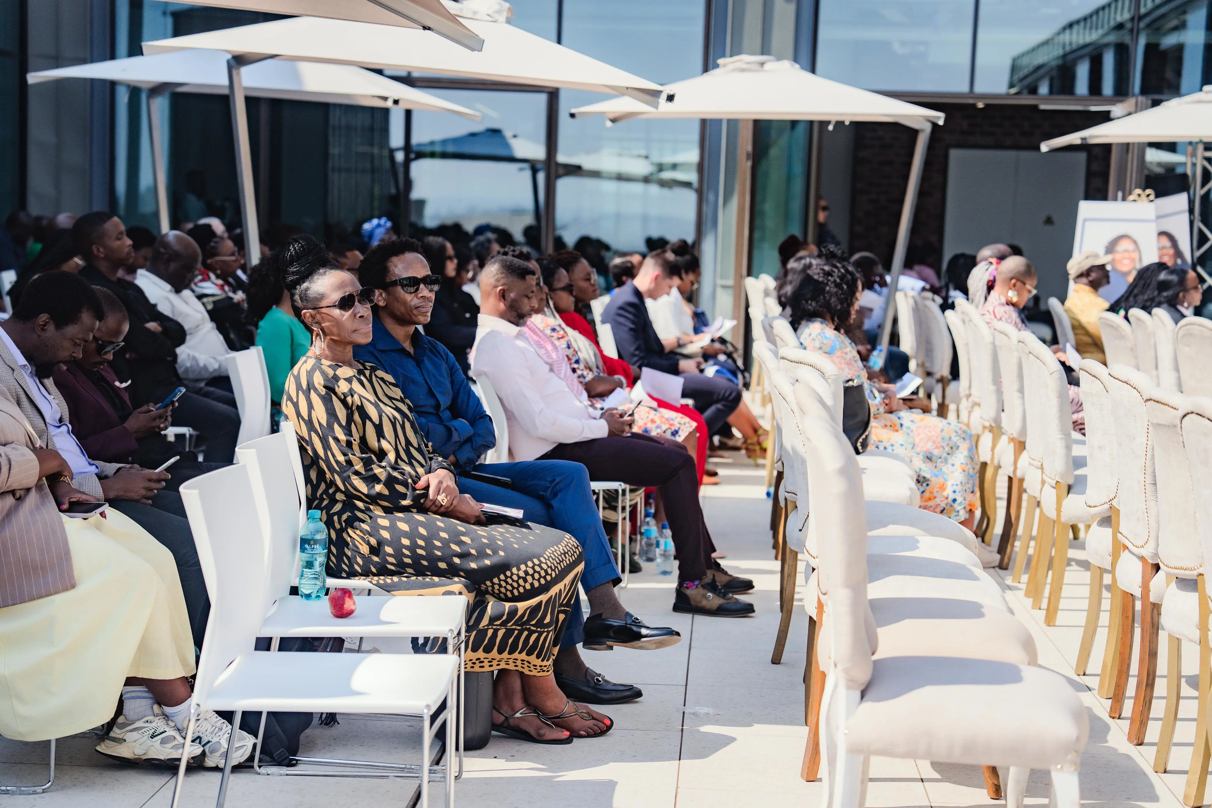 Colleagues, friends and loved ones at the memorial service for Tshidi Madia at Primedia's headquarters in Sandton, Johannesburg on 2 September. Picture: Sphamandla Dlamini & Katlego Jiyane/EWN Colleagues, friends and loved ones at the memorial service for Tshidi Madia at Primedia's headquarters in Sandton, Johannesburg on 2 September. Picture: Sphamandla Dlamini & Katlego Jiyane/EWN