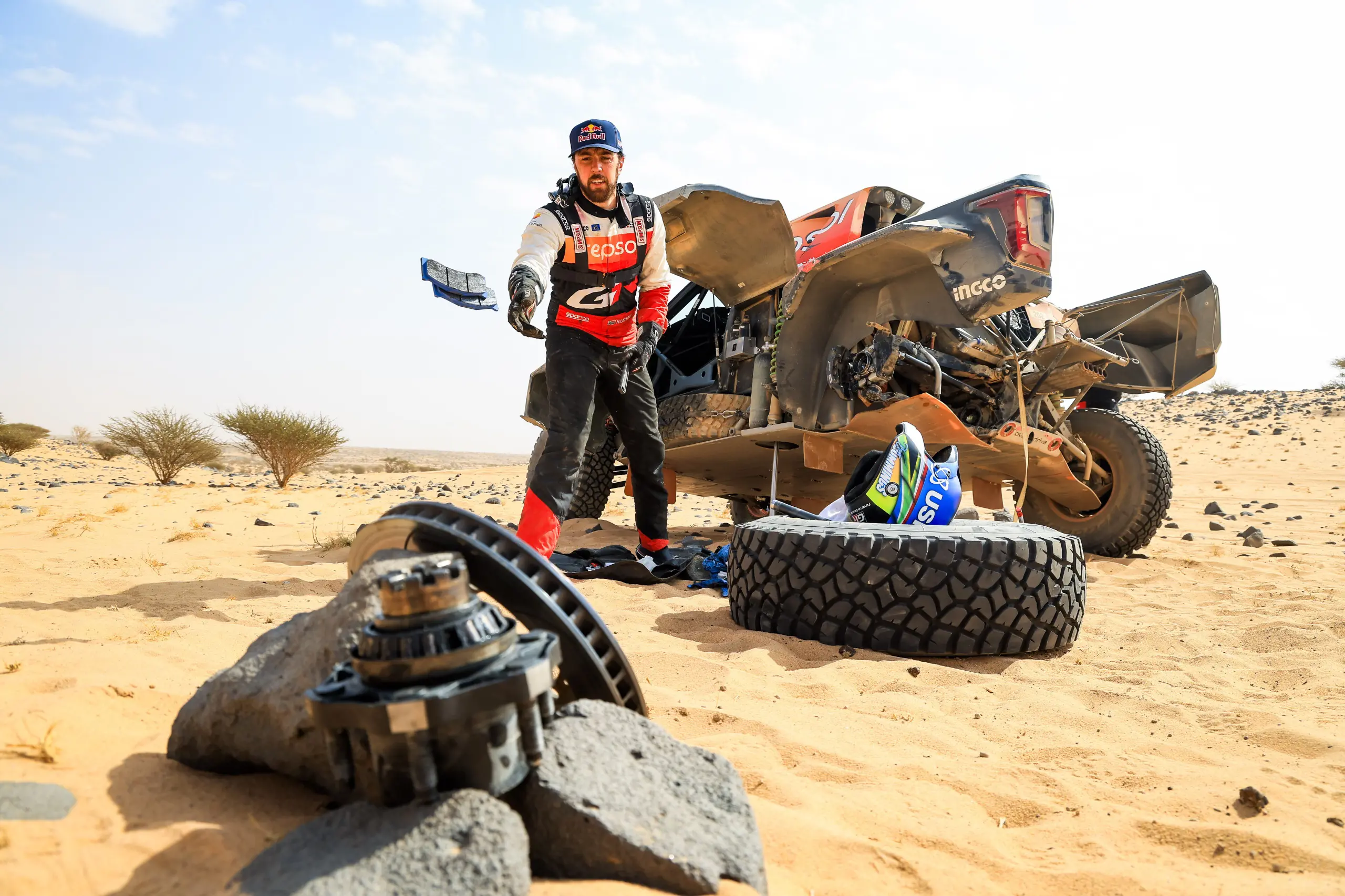 Toyota Gazoo Racing factory driver Henk Lategan during the 2026 Dakar Rally. Picture: Red Bull Content Pool Toyota Gazoo Racing factory driver Henk Lategan during the 2026 Dakar Rally. Picture: Red Bull Content Pool