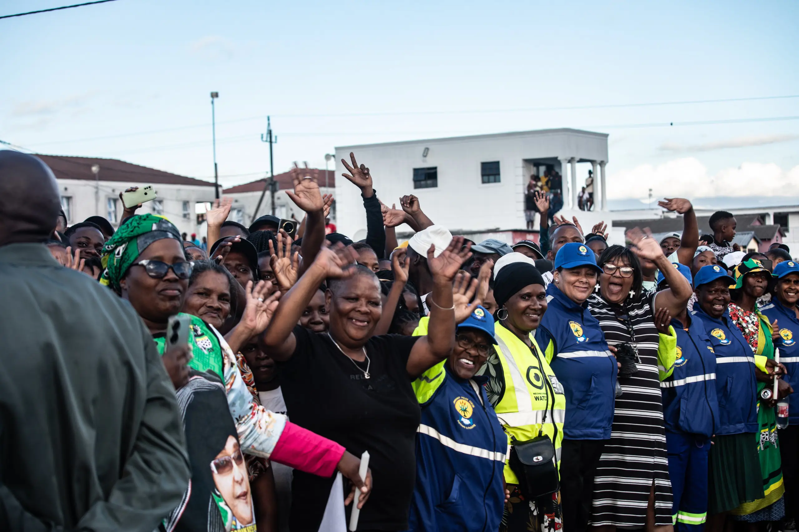 ANC supporters in Delft. Picture: Kayleen Morgan/EWN ANC supporters in Delft. Picture: Kayleen Morgan/EWN