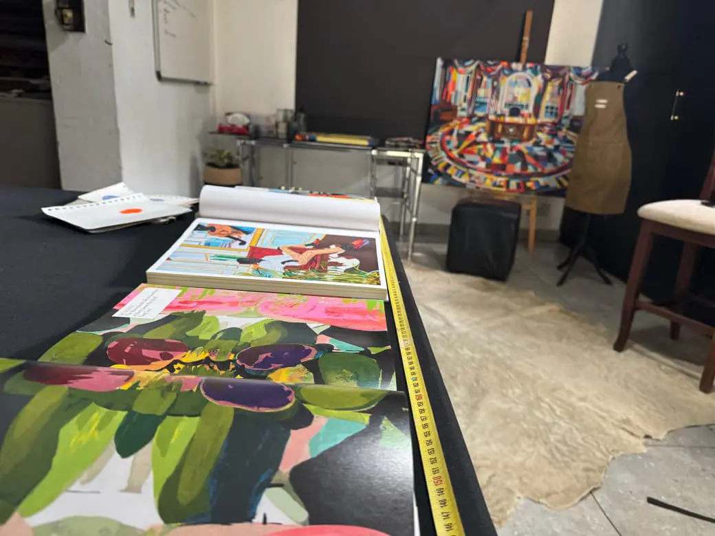 Azola Kingston's home studio in Bryston Johannesburg/Picture: Ntokozo Khumalo Azola Kingston's home studio in Bryston Johannesburg/Picture: Ntokozo Khumalo