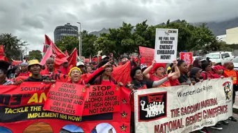 COSATU marches in Cape Town to protest high tariffs and 'anti-poor' budget COSATU marches in Cape Town to protest high tariffs and 'anti-poor' budget