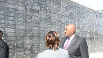 'They will never be forgotten again': McKenzie unveils wall of remembrance for Robben Island political prisoners 'They will never be forgotten again': McKenzie unveils wall of remembrance for Robben Island political prisoners