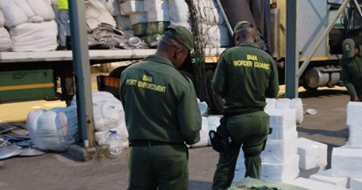 BMA intercepts millions worth of stolen cars, drugs & counterfeit goods