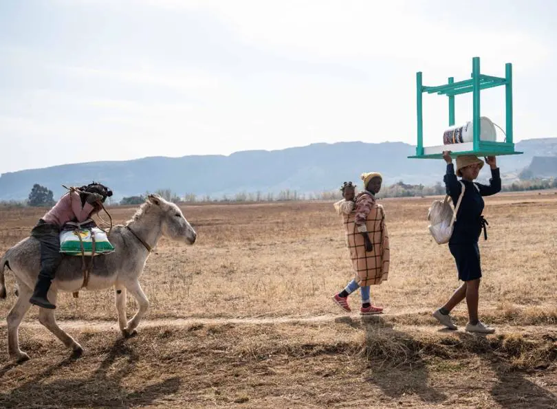 A family moves their goods around in rural Lesotho. Picture: Jacques Nelles/Eyewitness News A family moves their goods around in rural Lesotho. Picture: Jacques Nelles/Eyewitness News