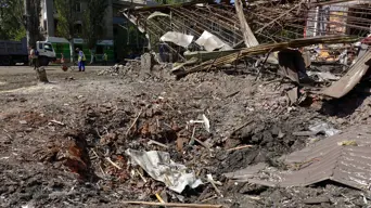 One dead after 'massive' Russian attack in Ukraine One dead after 'massive' Russian attack in Ukraine