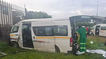 Two dead, 13 injured in horrific Germiston crash Two dead, 13 injured in horrific Germiston crash