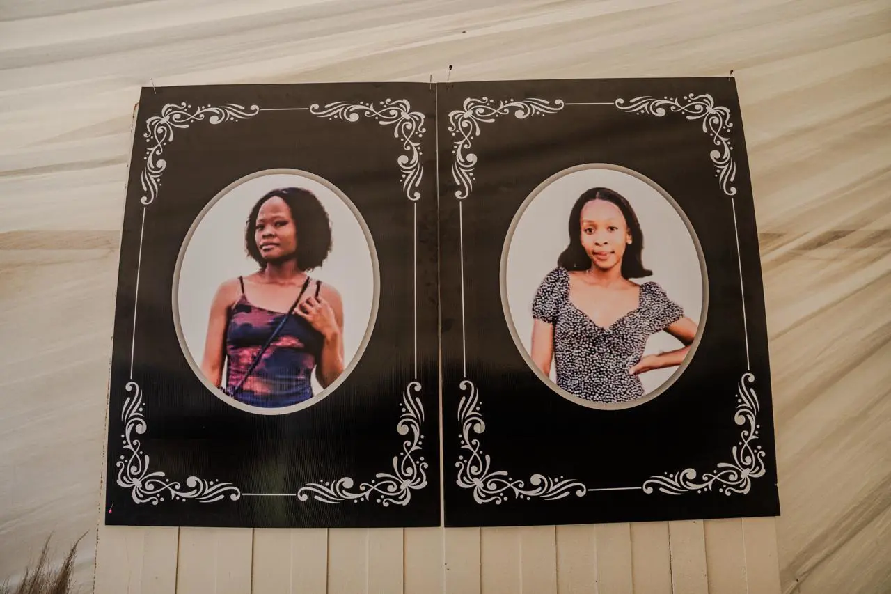 The funeral service for Baleseng and Tshiamo Moramaga, who were murdered in Mamelodi after a night out, in Luckau village outside Groblersdal in Limpopo on 1 November 2025. Picture: Sphamandla Dlamini/EWN The funeral service for Baleseng and Tshiamo Moramaga, who were murdered in Mamelodi after a night out, in Luckau village outside Groblersdal in Limpopo on 1 November 2025. Picture: Sphamandla Dlamini/EWN