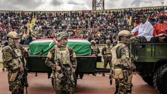 Kenya holds state funeral for opposition leader Odinga after mourners killed Kenya holds state funeral for opposition leader Odinga after mourners killed