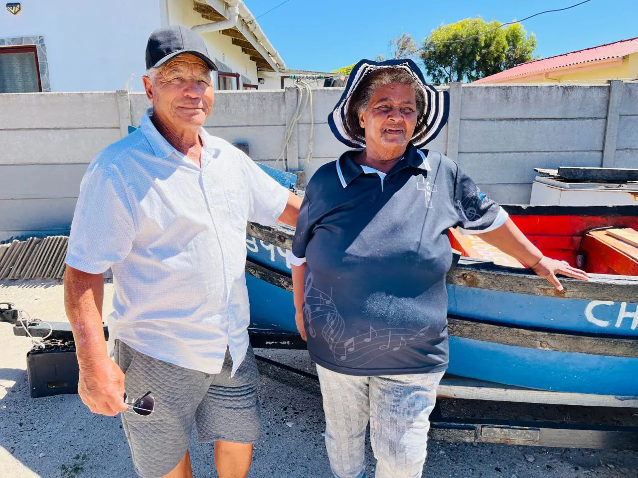 Martin Blake and Solene Smith are part of the small scale fishers from the Langebaan area. Smith, who was the Coastal Link chairperson in Langebaan, has since passed away. Picture: Ntuthuzelo Nene/Eyewitness News Martin Blake and Solene Smith are part of the small scale fishers from the Langebaan area. Smith, who was the Coastal Link chairperson in Langebaan, has since passed away. Picture: Ntuthuzelo Nene/Eyewitness News