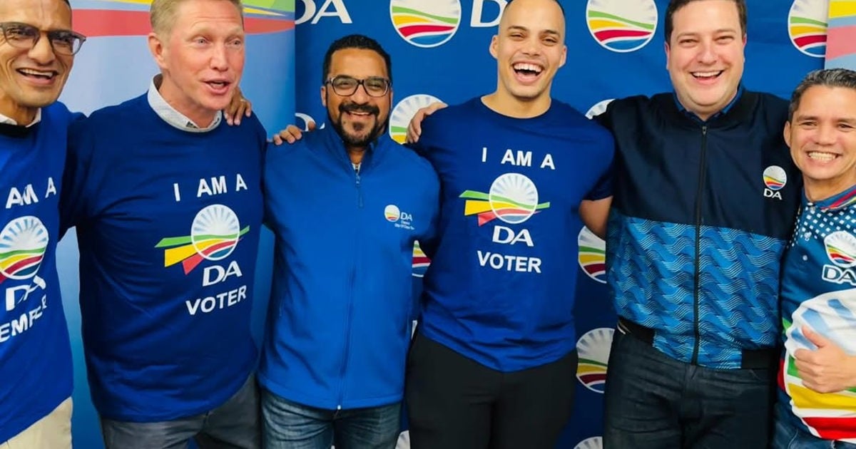 DA welcomes Liam Jacobs back after brief stint with Patriotic Alliance