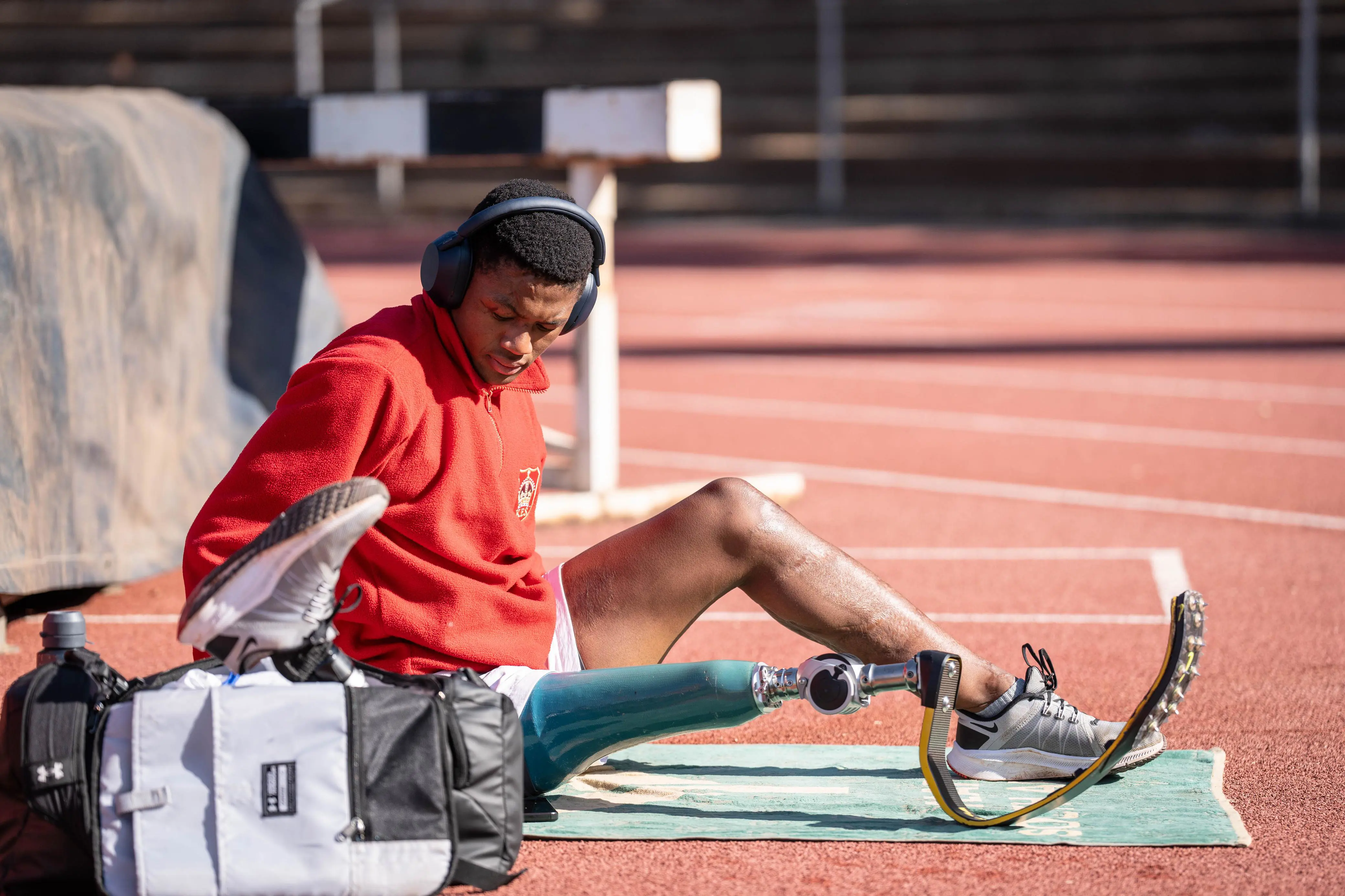 Para-athlete Puseletso Mabote will represent South Africa at the 2024 Paralympics in track and field. Picture: Jacques Nelles/ Eyewitness News. Para-athlete Puseletso Mabote will represent South Africa at the 2024 Paralympics in track and field. Picture: Jacques Nelles/ Eyewitness News.