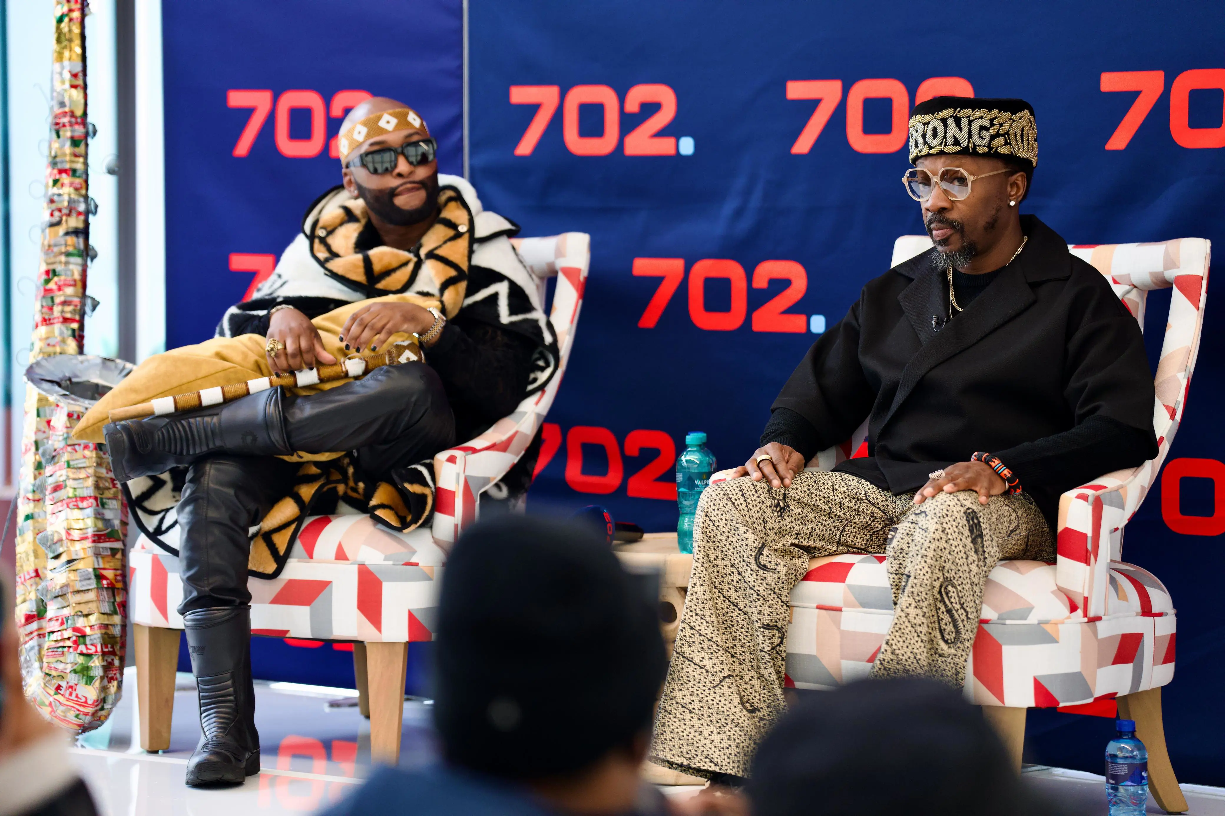 Vusi Nova with Anthony Hamiliton at Primedia Broadcasting headquarters during a press briefing. Picture credit: Katlego Jiyane/ Eyewitness News Vusi Nova with Anthony Hamiliton at Primedia Broadcasting headquarters during a press briefing. Picture credit: Katlego Jiyane/ Eyewitness News
