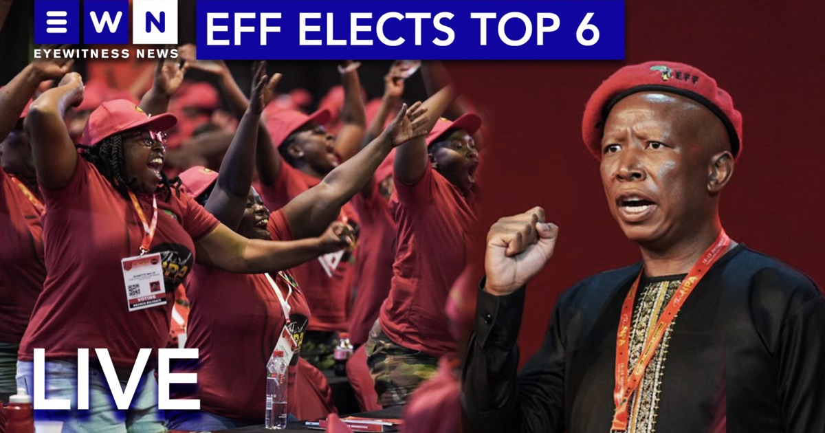 LIVE: EFF elects new top 6 leaders