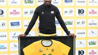 Broos celebrates Teboho Mokoena's 50th Cap as Bafana Bafana defeat Zambia Broos celebrates Teboho Mokoena's 50th Cap as Bafana Bafana defeat Zambia