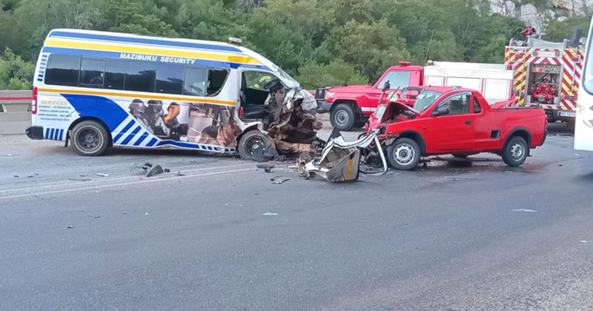 Head-on collision involving two vehicles on R37 in Ga-Chuene