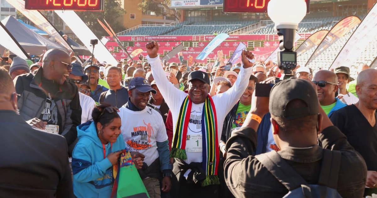 Ramaphosa starts annual Mandela Day Walk and Run in Joburg