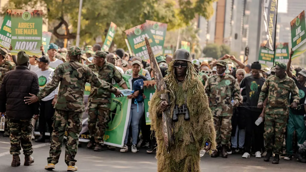 [WATCH] 'They must fire Mchunu' – MK Party marches to Union Buildings