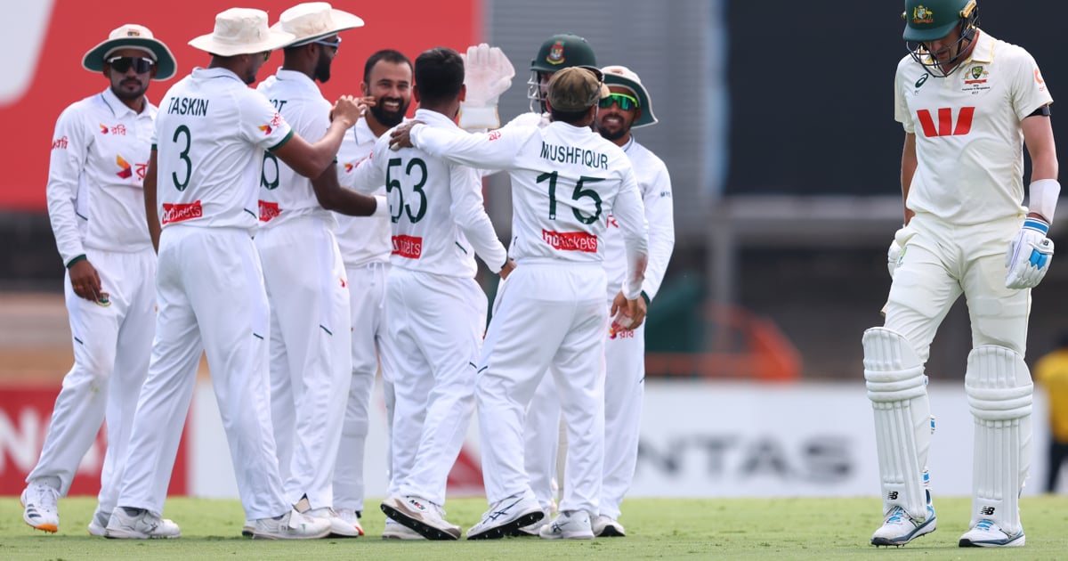 Bangladesh make history with first test victory in Australia