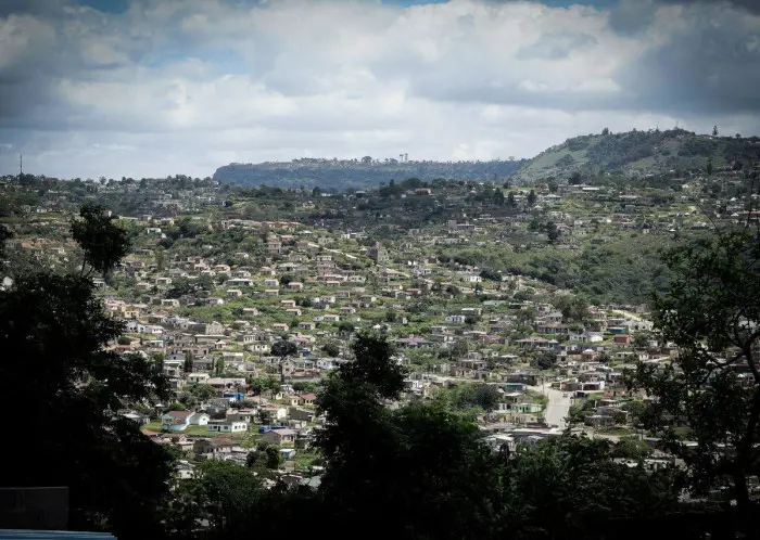 An aerial view of part of the Inanda township in Durban. Picture: Xanderleigh Dookey Makhaza/Eyewitness News An aerial view of part of the Inanda township in Durban. Picture: Xanderleigh Dookey Makhaza/Eyewitness News