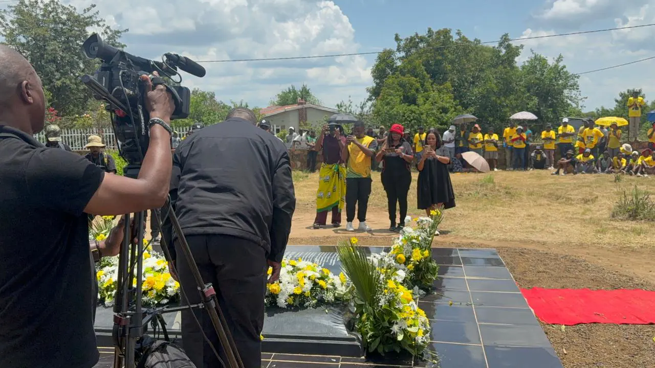 ANC leads Moses Kotane wreath laying ceremony at the Pella village in the North West. 8 January 2026. Picture: Alpha Ramushwana/EWN ANC leads Moses Kotane wreath laying ceremony at the Pella village in the North West. 8 January 2026. Picture: Alpha Ramushwana/EWN