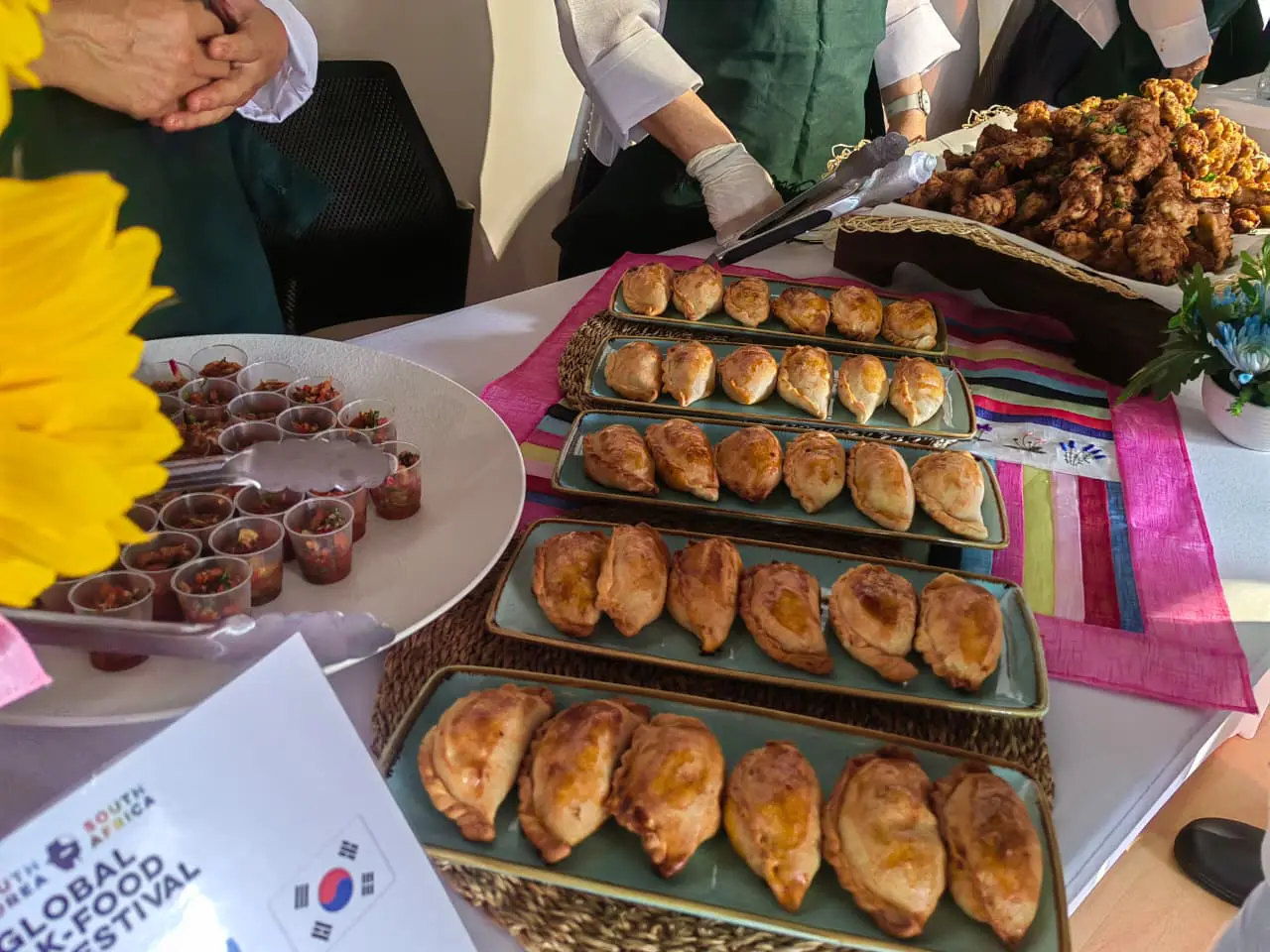 Some of the dishes offered at the Korean Global Food Festival on 21 January 2026. Picture: Ntokozo Khumalo/EWN Some of the dishes offered at the Korean Global Food Festival on 21 January 2026. Picture: Ntokozo Khumalo/EWN