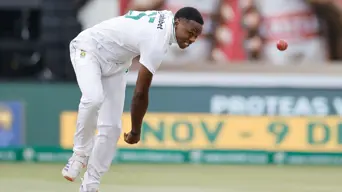 Rabada out of second India Test but South Africa 'buoyant' Rabada out of second India Test but South Africa 'buoyant'