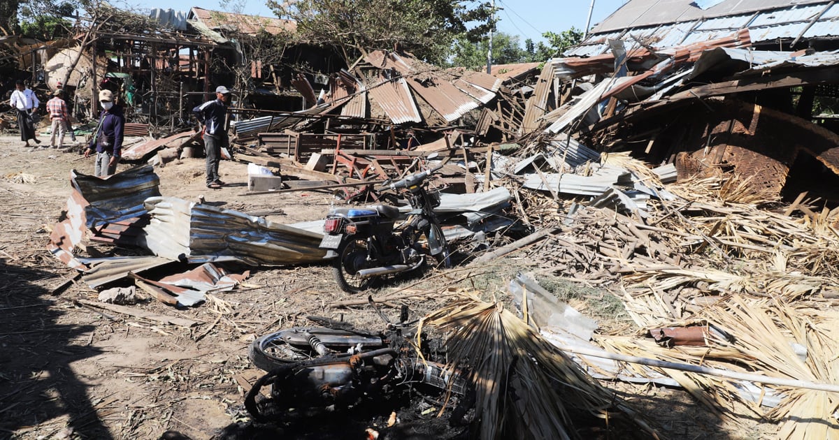 18 killed in central Myanmar airstrike