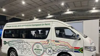 Electric minibus taxis to service thousands of people near Century City Electric minibus taxis to service thousands of people near Century City