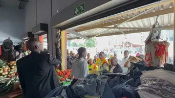 CoJ cracks down on an unauthorised informal trader in Joburg CBD CoJ cracks down on an unauthorised informal trader in Joburg CBD